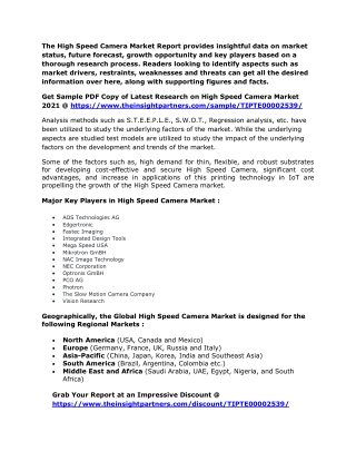High Speed Camera Market