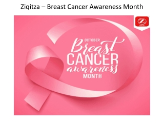 Ziqitza – Breast Cancer Awareness Month