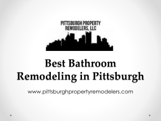 Best Bathroom Remodeling in Pittsburgh - www.pittsburghpropertyremodelers.com