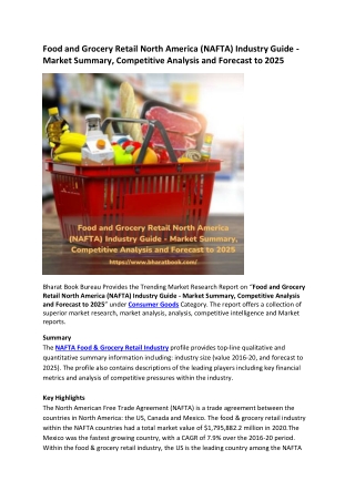 Food and Grocery Retail North America