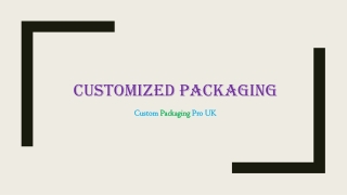 Customized Packaging