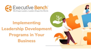 Implementing Leadership Development Programs in Your Business