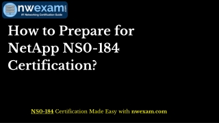 [UPDATED] NS0-184 Exam Study Guide & NS0-184 Practice Test PDF