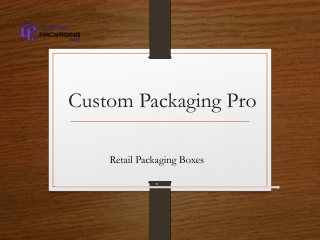 Retail Packaging Boxes