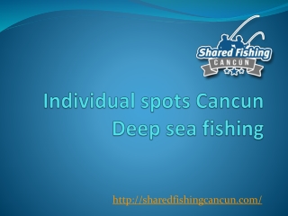 Individual spots Cancun Deep sea fishing