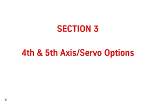 Fadal 4th & 5th Axis/Servo Options - Wiring diagram