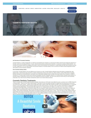 Best Cosmetic Dentistry & Teeth Whitening Treatment in Boston