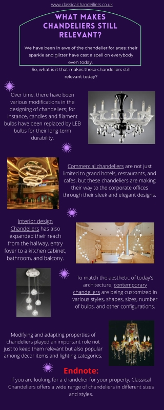 What makes Chandeliers Still Relevant?