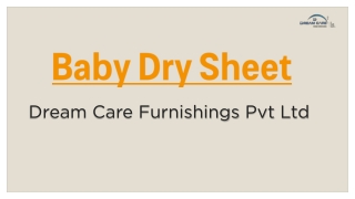 baby dry sheet