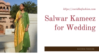 Salwar Kameez for Wedding