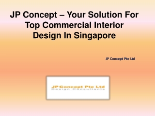 Commercial Interior Design in Singapore