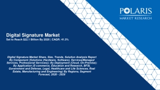 Digital Signature Market Size 2021