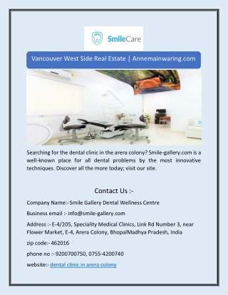 Dental Clinic In Arera Colony | Smile-gallery.com