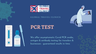 Get Quick PCR Test Results From Global Travel Clinics