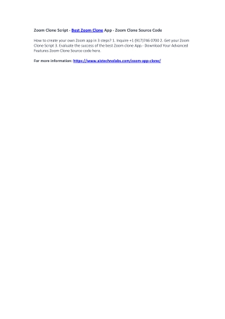 Zoom Clone Script - Best Zoom Clone App - Zoom Clone Source Code