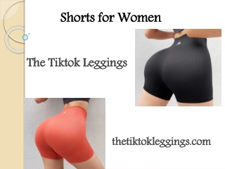 Shorts for Women - The TikTok Leggings