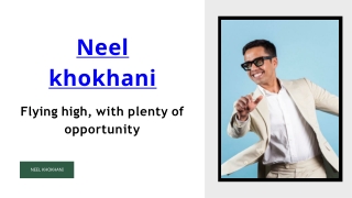 Neel Khokhani - Flying high, with plenty of opportunity