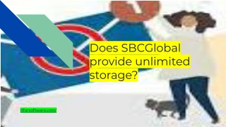 Does SBCGlobal provide unlimited storage_