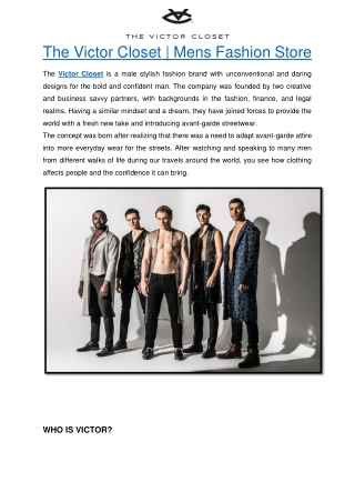 Mens Fashion Store | Mens Clothing | Buy Clothes For Men Online