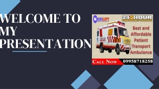 Choose Best Ambulance Service in Camac Street and Kalighat- Medilift