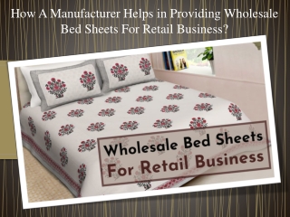 Wholesale Bed Sheets For Retail Business