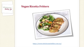 Vegan Ricotta Fritters