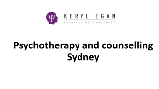 Psychotherapy and counselling Sydney