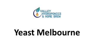 Yeast Melbourne