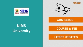 NIMS University