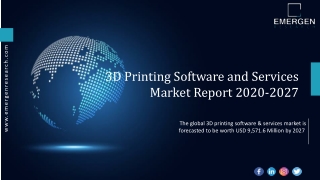 3D Printing Software and Services Market