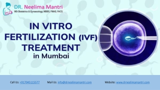 In Vitro Fertilization (IVF) Treatment in Mumbai | Dr Neelima Mantri