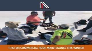 Tips for Commercial Roof Maintenance this Winter