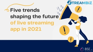 Five trends shaping the future