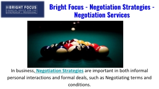 Strategic Sourcing and Negotiation - Win Win Negotiator