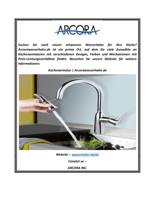 Küchenarmatur  Arcorawasserhahn.de