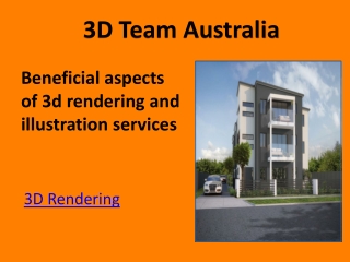 3d rendering 3d team