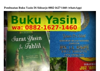 Pembuatan Buku Yasin Di Sidoarjo O88ᒿ–1Ꮾᒿᜪ–1ԿᏮO[WhatsApp]