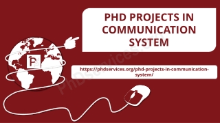 PHD PROJECTS IN COMMUNICATION SYSTEM
