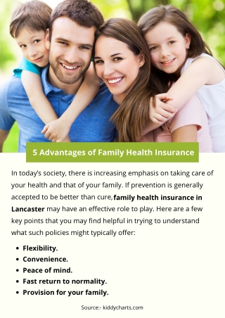 5 Advantages of Family Health Insurance