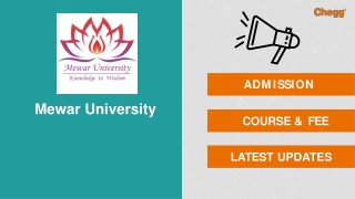 Mewar University