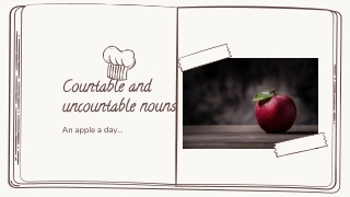 Countable and uncountable nouns . 2