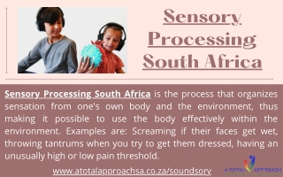 Sensory Processing South Africa