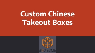 chinses take out boxes ppt