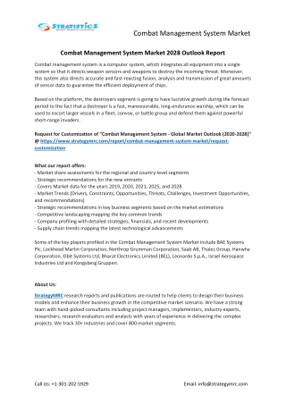 Combat Management System Market Forecasts to 2028
