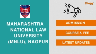 Maharashtra National Law University – [MNLU], Nagpur
