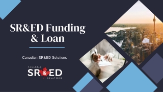 SR&ED Funding & Loan - Canadian SR&ED