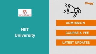 NIIT University