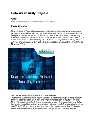 Network Security Projects-converted