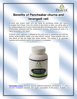 Panchsakar churna