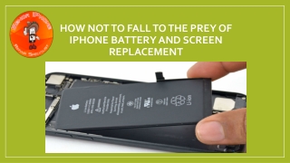 How not to fall to the prey of iphone screen replacement